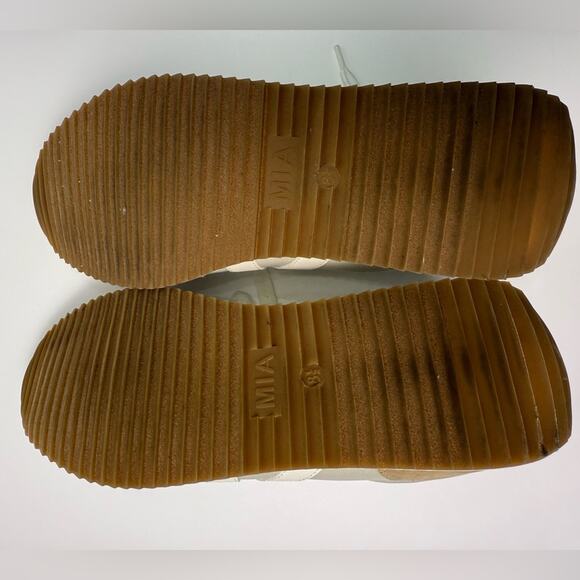 MIA Kable Retro Sneaker Ivory Natural Size 8.5 - Picture 9 of 9